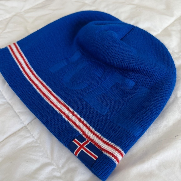 ๐ฎ๐ธ Atlantis Margt Smatt Royal Blue Iceland Beanie One Size ๐ฎ๐ธ - Picture 4 of 7